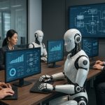 Ein Bild, das veranschaulicht Automatisierung und Robotic Process Automation: Effizienz und Kosteneinsparungen nachhaltig sichern