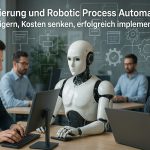 Ein Bild, das veranschaulicht Automatisierung und Robotic Process Automation: Effizienz steigern, Kosten senken, erfolgreich implementieren